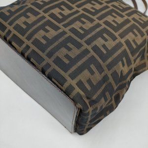 Fendi Zucca mint condition Brown  Monogram Shopping Tote  Bag   Handbag